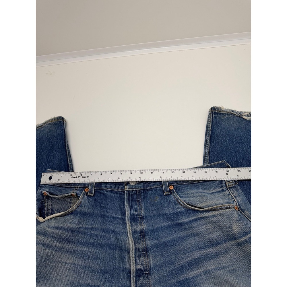 Vintage Levi's 501 XX Jeans 40x30 Made in Mexico 2002 Light Wash Button Fly USA - Picture 12 of 12